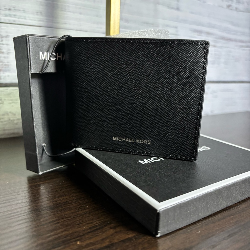 Michael Kors Black Card Holder Wallet
